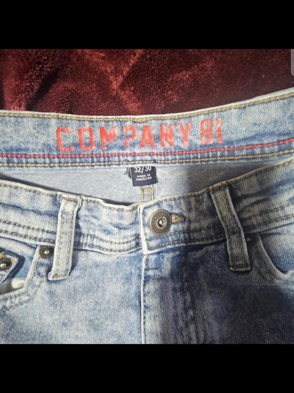Company 81 Light Wash Denim Jeans - Light Blue